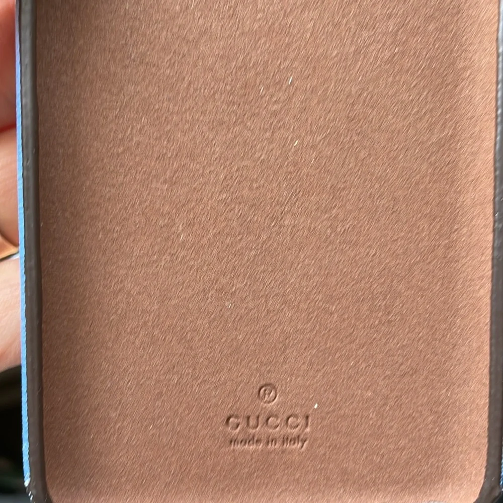 AUTHENTIC GUCCI LIMITED EDITION SUPREME L'AVEUGLE PAR AMOUR BLUE IPHONE 7 CASE